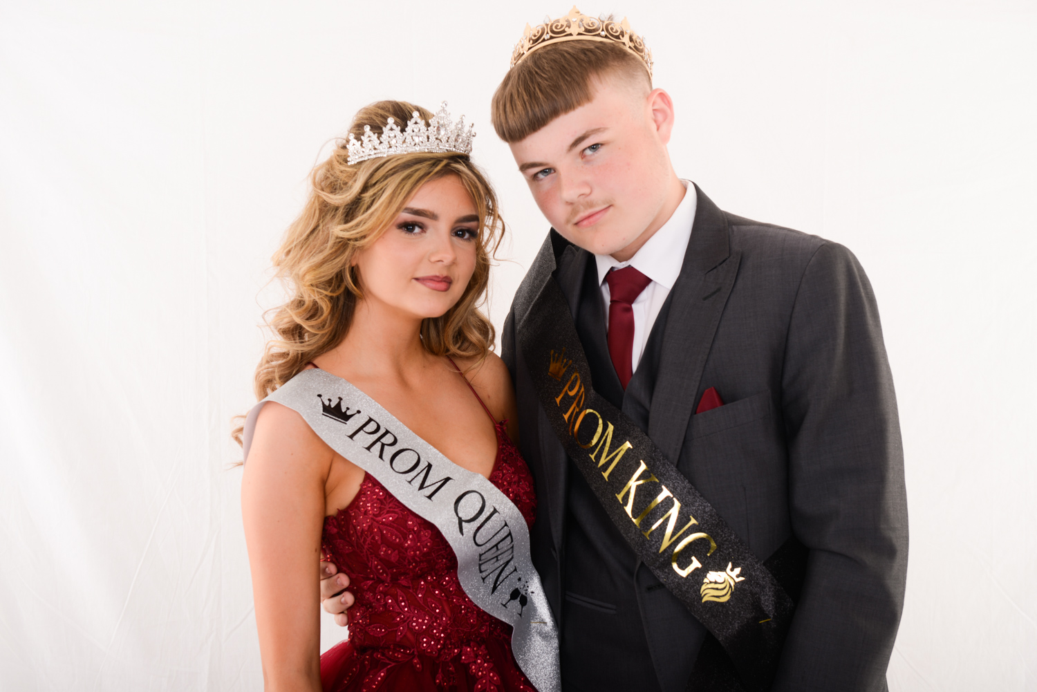 School prom King and Queen photo